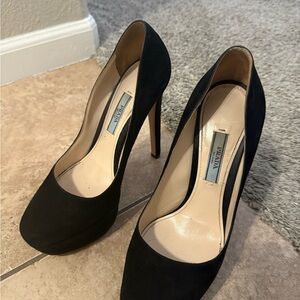 Prada Women's Classic Black Heels